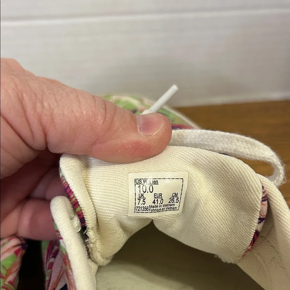 Vans Women's Tropical Print Canvas Sneakers - Picture 4 of 5